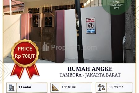 Jual BU Banget! Nego Sampe Deal! Jarang Ada Harga Mepet NJOP! Rumah Strategis di Angke Jakarta Barat 7 Menit ke Mall Season City!