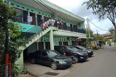 Jual Rumah Kontrakan 2 Lantai 7 Pintu 1 Ruko di Bambu Apus Cipayung Jakarta Timur di Pinggir Jalan Full Penghuni