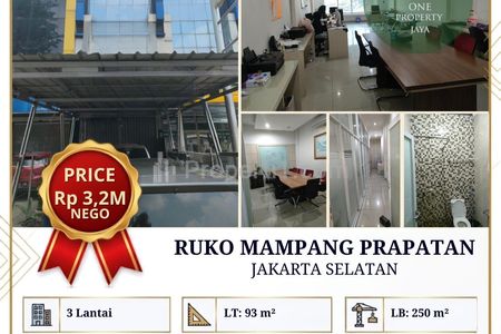 Dijual Ruko di Mampang Prapatan - Jakarta Selatan