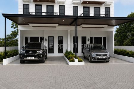Dijual Rumah Baru 2 Lantai American Clasic di Jaticempaka Pondok Gede Kota Bekasi