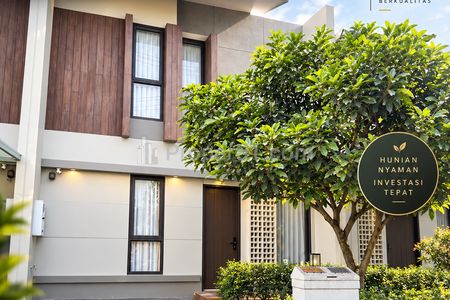 Jual Rumah Full Furnished Cluster Flora Summarecon Bandung Dekat Tol Gedebage