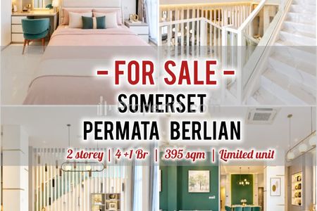 Jual Apartemen Somerset Permata Berlian At Permata Hijau, 4BR+1Study 395sqm, 2 lantai, Direct Owner - Yani Lim 08174969303