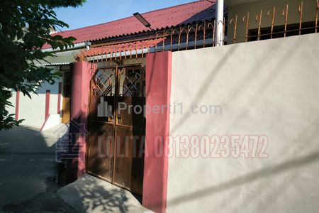 Jual Rumah Murah Harga Mepet NJOP Baru Renovasi Siap Huni Type 2KT LT 78m2 di Angke, Tambora, Jakarta Barat
