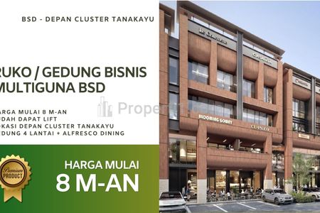 Tanatara BSD Dijual Harga Ruko Commercial Space Premium di Serpong