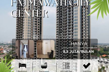 Sewa Apartemen Fatmawati City Center Tipe 1 BR Kondisi Full Furnished