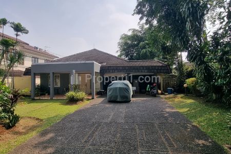 FOR RENT Spacious 4BR House 1,122m² Land with Big Garden – Kemang, South Jakarta
