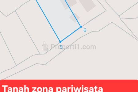 Dijual Tanah Zona Pariwisata Dkt Pantai Keramas Gianyar Bali