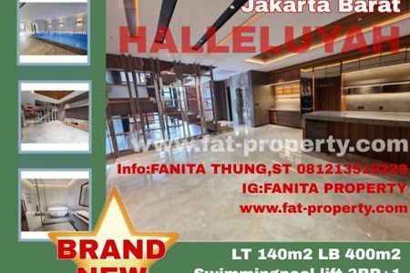 Jual Rumah Baru Mewah BRAND NEW! Di Puri Indah Jakarta Barat - 3 Kamar Tidur dengan Kolam Renang