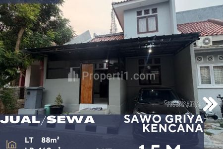Dijual Disewakan Rumah Baru Renovasi Siap Huni Dalam Perumahan Sawo Griya Kencana Limo Depok