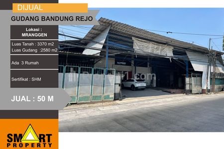Jual Gudang di Bandung Rejo Mranggeng Demak