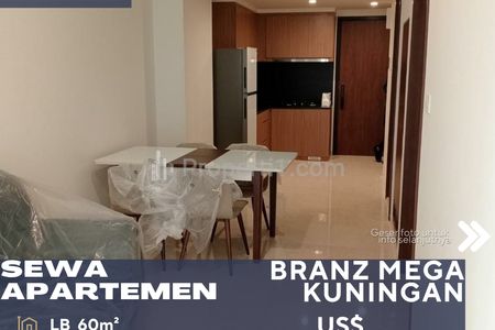 Apartement Branz Mega Kuningan For Rent 1+1BR Full Furnished