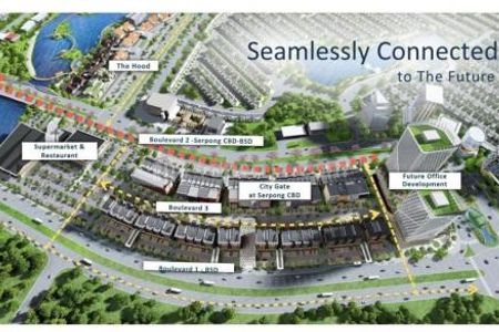 Dijual Ruko & Office City Gate Commercial di Gading Serpong - Dekat Mall dan di Jalan Utama BSD