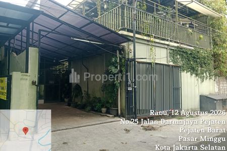Dijual Tempat Usaha 2 Lantai SHM Cash Only di Darma Jaya, Pejaten Barat, Jakarta Selatan