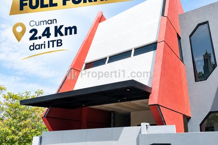 Jual Rumah Furnish Sayap Cisitu Dekat Dago Bandung