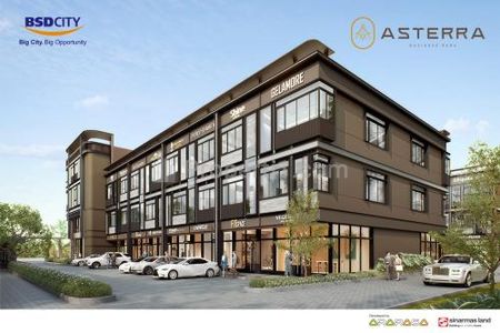 Dijual Ruko Asterra BSD Tangerang - Sebelah POM Bensin BP, Depan Universitas Maranatha