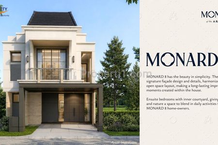 Dijual Rumah Mewah Monard @ The Armont Residences di BSD City