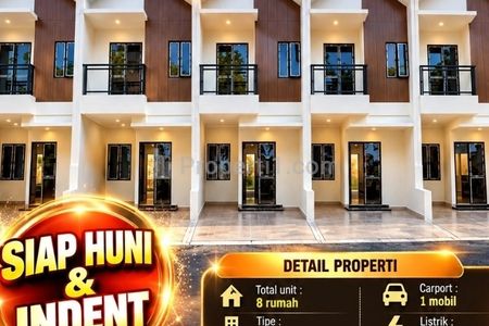 Dijual Rumah Scandinavian Modern di Cijantung, Jakarta Timur