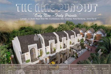 Jual Rumah Indent Punclut Dekat Ciumbuleuit Bandung