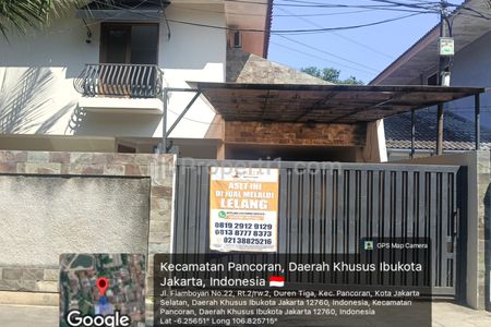 Dijual Rumah 2 Lantai SHM Cash Only di Flamboyan, Duren Tiga, Jakarta Selatan