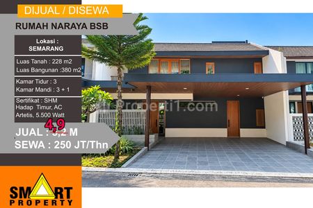 Jual Rumah di Naraya BSB City Dekat Danau BSB Semarang