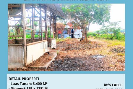 Dijual Tanah Bekas Kandang Ayam LT 3400 m2 di Pangkah, Tegal
