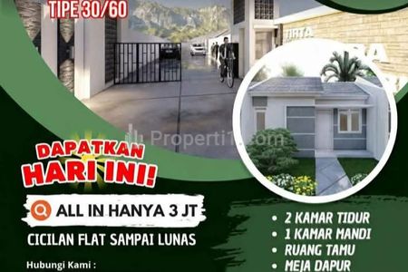 Jual Rumah Subsidi DP Mulai 1,6 Juta di Tirta Persada Asri Candimulyo Magelang