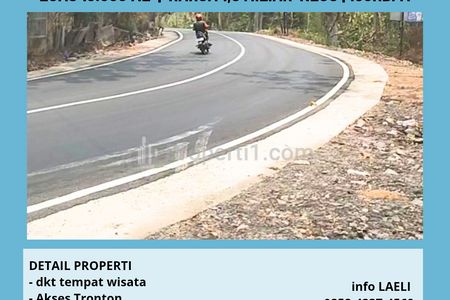 Dijual Tanah Luas 1.3 Hektar di Jalan Raya Balapulang - Guci, Tegal