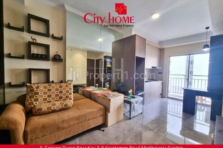 Dijual Apartemen 2 BR Furnished di Mediterania Garden Residences 2 Tanjung Duren Jakarta Barat