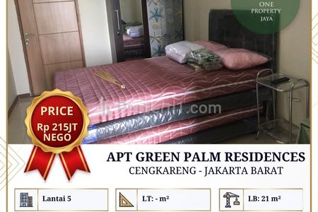Dijual Apartemen Green Palm Residence Studio Furnish di Duri Kosambi, Jakarta Barat