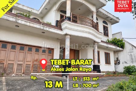 Dijual Cepat Rumah Mewah Tebet Barat Lokasi Strategis Akses Jalan Raya di Jakarta Selatan