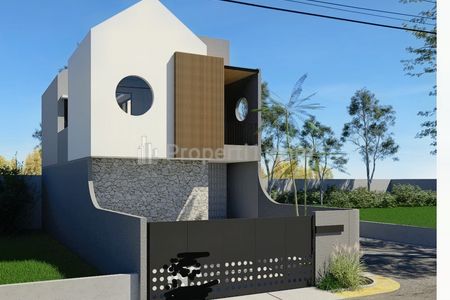 Dijual Rumah Industrial Tropis Menawan Baru In Progress di Cisaranten Kulon Arcamanik Bandung