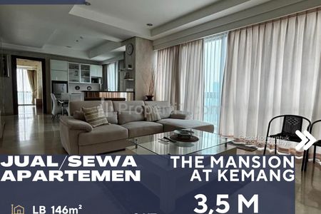Dijual Disewakan Apartemen The Mansion At Kemang 2BR Full Furnish