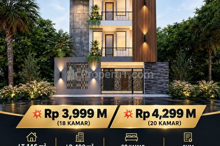Dijual Kost-kostan Ekslusive (Kamar Tidur 20) di Suhat Malang