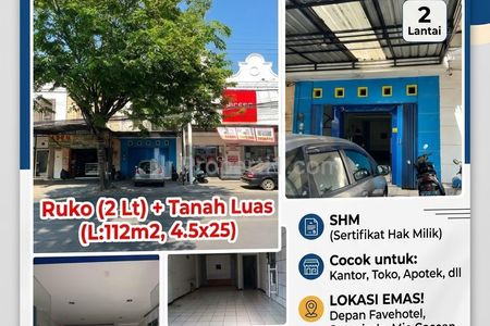 Dijual Ruko 2 Lantai di Tlogomas Malang