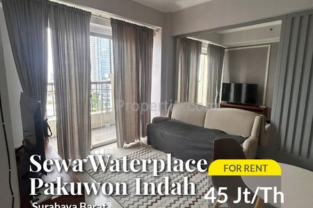 Disewakan Apartemen Waterplace Residence 2BR dekat PTC & Pakuwon Mall Surabaya