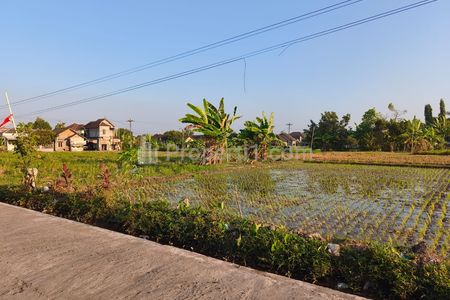 Dijual Murah Tanah Pekarangan Murah View Sawah di Godean, Sleman, Dekat Kampus UNISA, UNU, UNJAYA & Sekolah Al Azhar