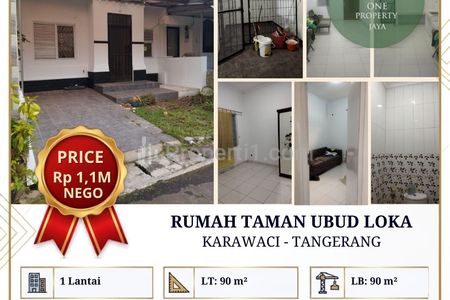Dijual Rumah di Taman Ubud Loka, Lippo Karawaci - Tangerang