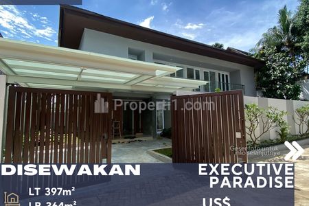 Beautiful House for Rent in Strategic Location Residential Complex, Suitable for An Embassy or Expatriate at Cilandak South Jakarta