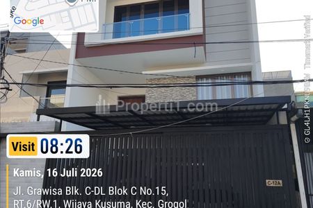 Dijual Rumah 2 Lantai SHM Cash Only di Grawisa, Wijaya Kusuma, Jakarta Barat