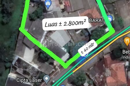 Dijual Kavling Matang Siap Bangun Luas 2800m2 Lokasi Super Strategis di Area Kembangan, Jakarta Barat