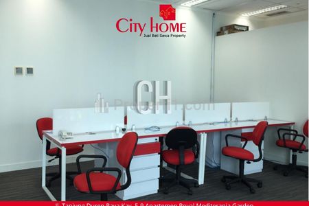 Disewakan Ruang Kantor Furnished APL Office Jakarta Barat Luas 143m2