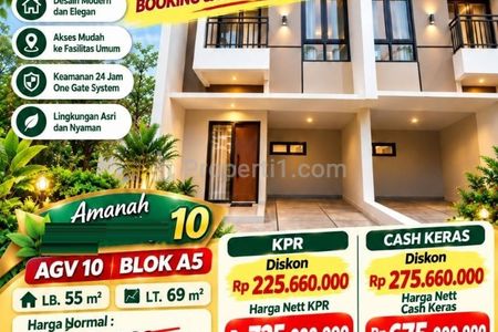 Dijual Rumah Pamulang Puspitek Setu Pocis Tangerang