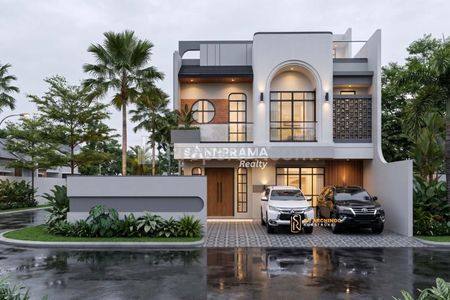 Dijual Rumah Mewah Hook 3 Lantai dengan Pool Murah di Ciputat Timur Tangsel