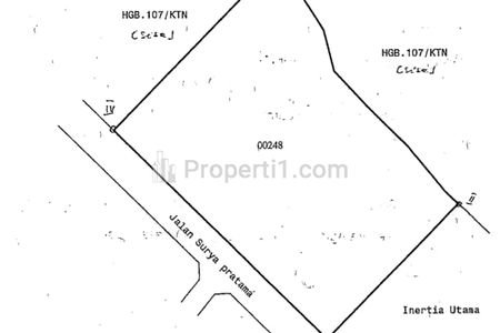 Jual Tanah HGB di Kawasan Industri Suryacipta Karawang Luas 12 Hektar, Lebar Muka 450 Meter, Dekat Pintu Tol Karawang Timur, Jawa Barat