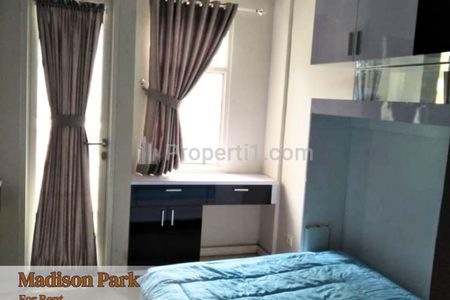 Disewakan Apartemen Madison Park Studio Furnished Dekat Mall Central Park, Taman Anggrek, Kampus Trisakti, UNTAR, Tol, RS