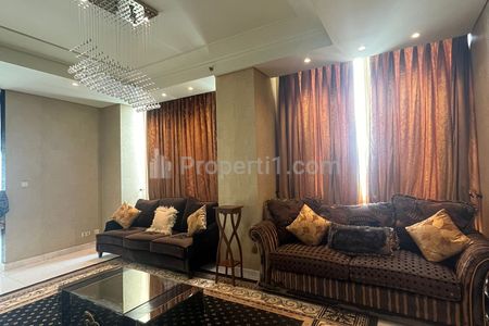 Disewakan Unit Apartemen Mewah Tahunan di The Peak Sudirman 4 BR Furnished