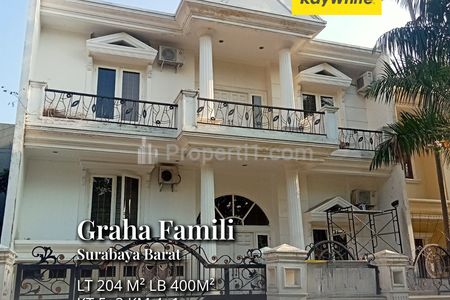 Dijual Rumah Graha Famili Wiyung Surabaya Barat