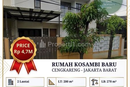 Dijual Rumah di Kosambi Baru, Cengkareng, Jakarta Barat