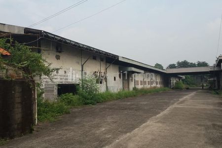 Dijual Gudang Bekas Pabrik + Tanah di Cibitung Bekasi