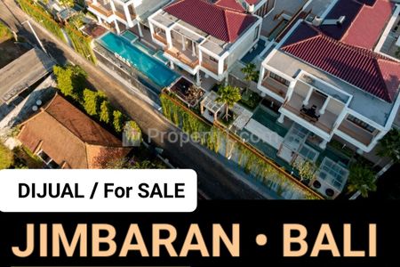 Dijual Villa 3900 m2 di Jimbaran Bali - Exclusive Private Swimming Pool - Private Lift - Full Furnished - Best View - Surat SHM - Total 4 Unit Villa